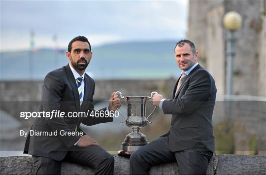 Civic Reception for the Ireland and Australian teams ahead of this weekend's first International Rules Series