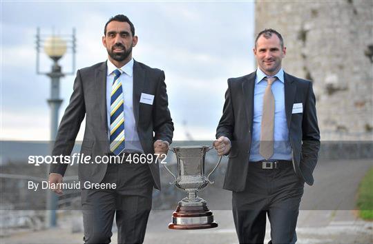 Civic Reception for the Ireland and Australian teams ahead of this weekend's first International Rules Series