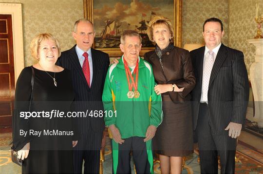 President Mary McAleese hosts a reception for TEAM Ireland