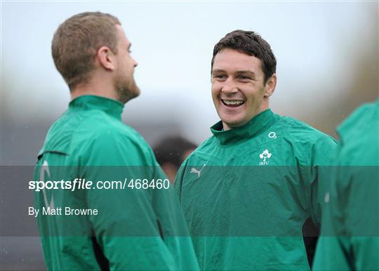 Ireland Rugby Squad Training - Friday 29th October