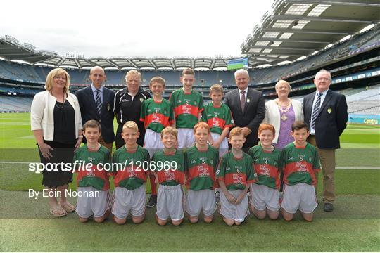 INTO Cumann na mBunscol GAA Respect Exhibition Go Games at Tipperary v Mayo - GAA Football All-Ireland Senior Championship Semi-Final