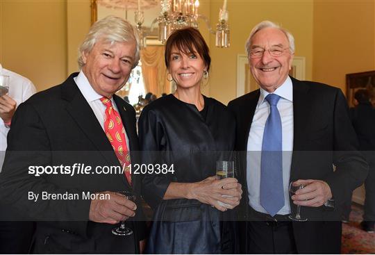 Sportsfile - Aer Lingus College Football Classic - Reception hosted by ...