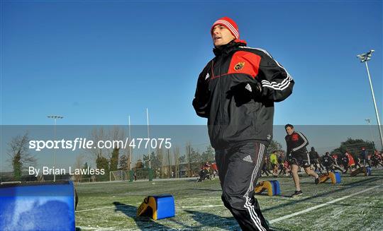 Munster Rugby Squad Training - Wednesday 8th December