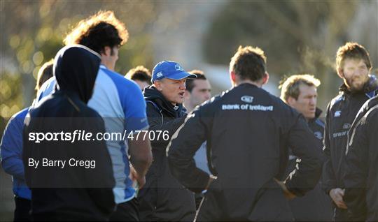 Leinster Rugby Squad Training - Wednesday 8th December