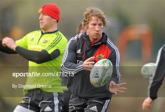 Munster Rugby Squad Training - Tuesday 15th December