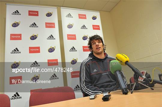 Munster Rugby Media Conference - Tuesday 15th December