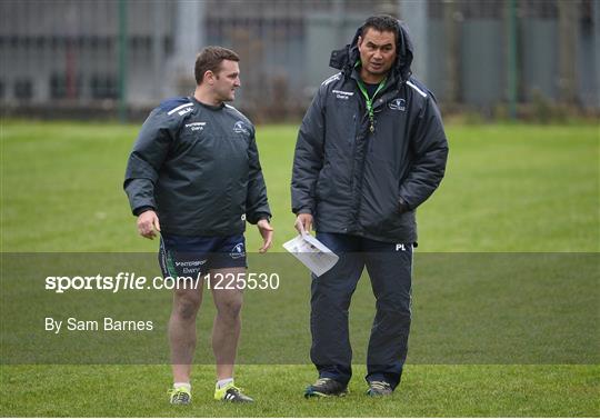 Connacht Rugby Squad Training and Press Conference