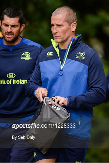 Leinster Rugby Squad Training and Press Conference