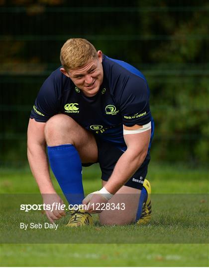 Leinster Rugby Squad Training and Press Conference