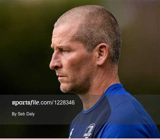 Leinster Rugby Squad Training and Press Conference