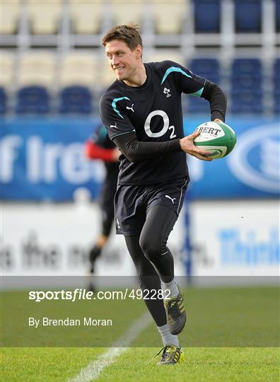 Ireland Rugby Squad Training - Wednesday 23rd February 2011