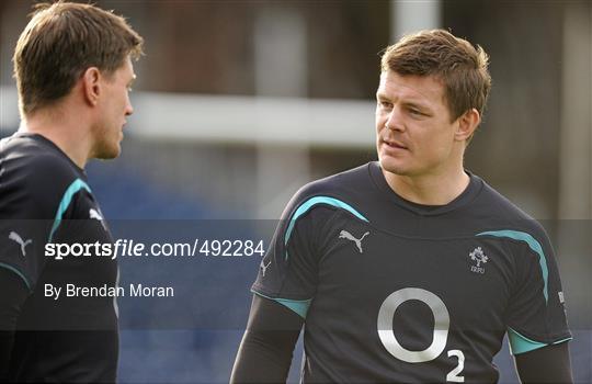 Ireland Rugby Squad Training - Wednesday 23rd February 2011