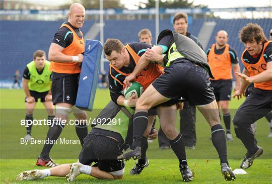 Ireland Rugby Squad Training - Wednesday 23rd February 2011