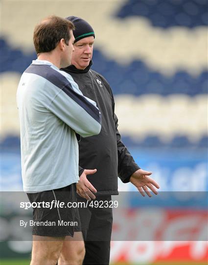 Ireland Rugby Squad Training - Wednesday 23rd February 2011