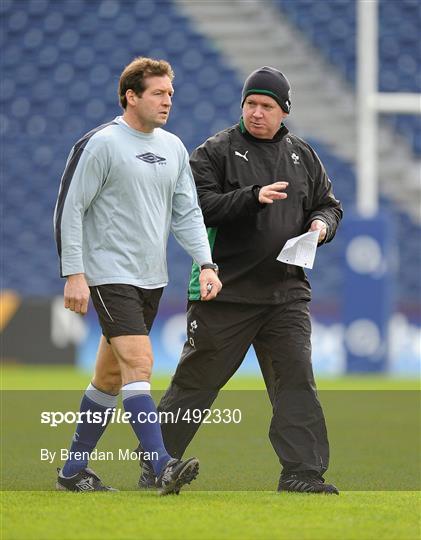 Ireland Rugby Squad Training - Wednesday 23rd February 2011