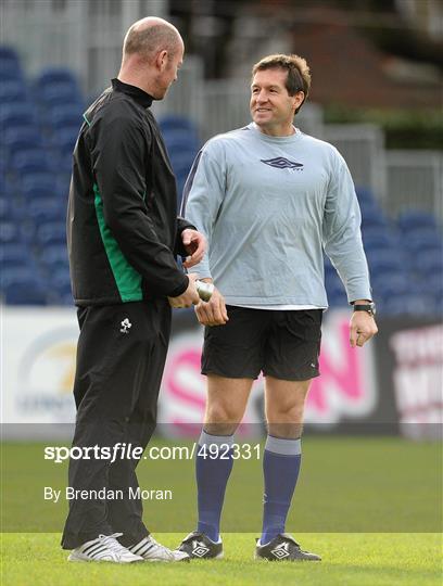 Ireland Rugby Squad Training - Wednesday 23rd February 2011