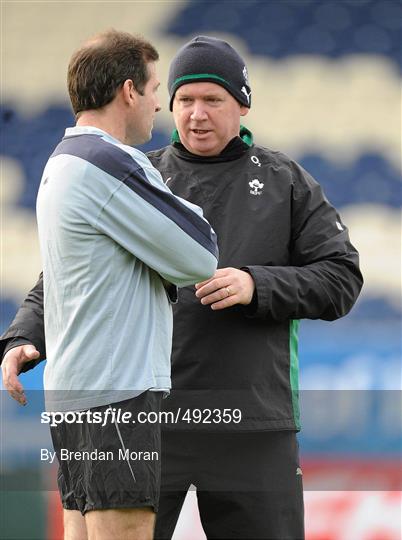 Ireland Rugby Squad Training - Wednesday 23rd February 2011
