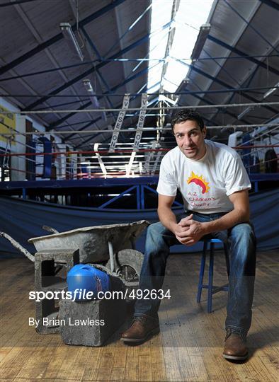 A-Z Children's Charity ambassador and Olympic Silver medalist Kenny Egan
