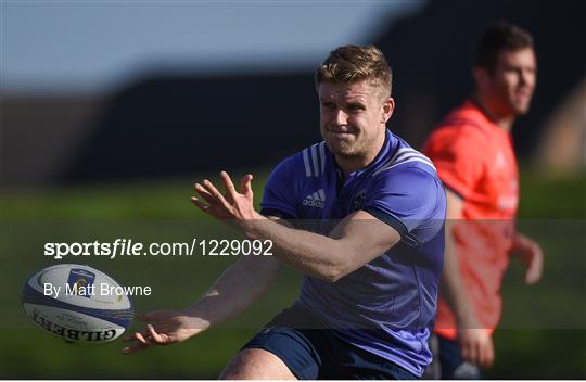 Munster Rugby Squad Training and Press Conference