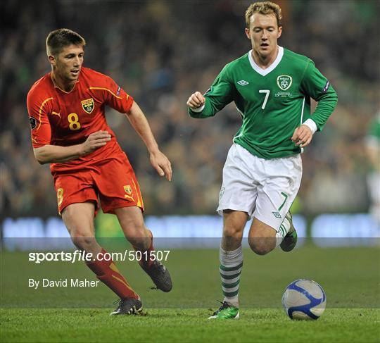Republic of Ireland v Macedonia - EURO2012 Championship Qualifier