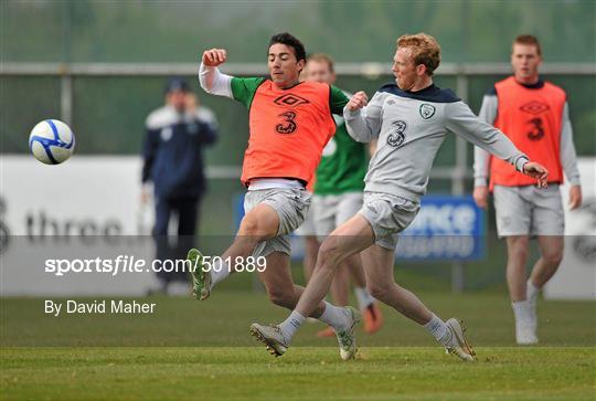 Republic of Ireland Squad Training - Monday 28th March 2011