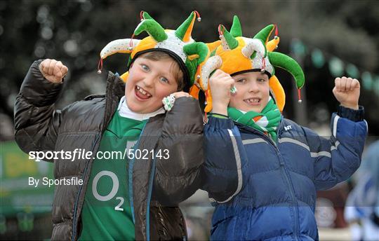 Supporters at Republic of Ireland v Uruguay