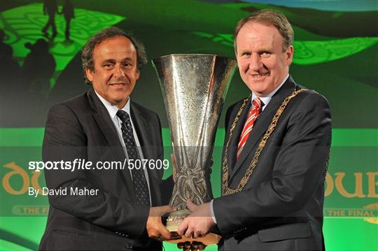 UEFA Europa League Trophy Handover