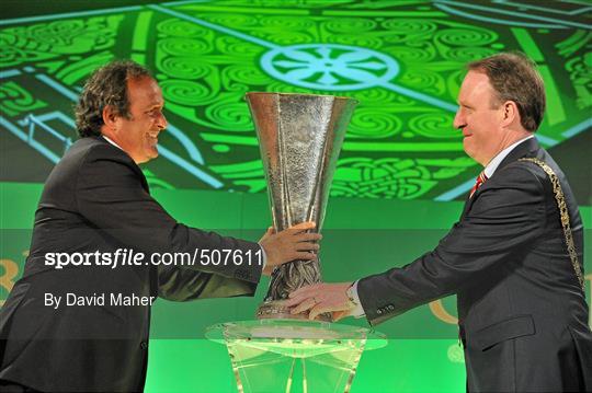 UEFA Europa League Trophy Handover