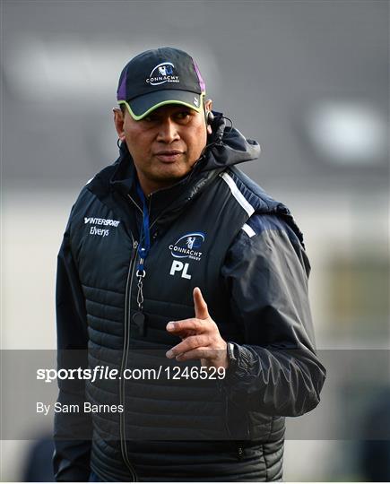 Connacht Rugby Squad Training and Press Conference