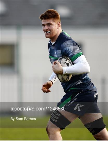 Connacht Rugby Squad Training and Press Conference