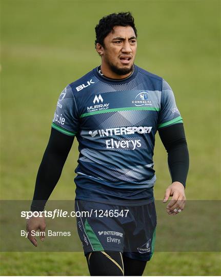 Connacht Rugby Squad Training and Press Conference