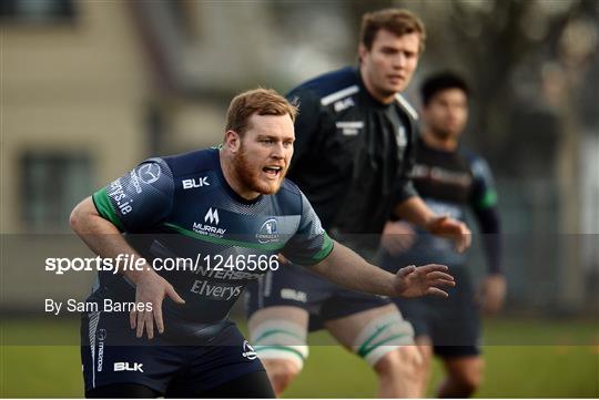 Connacht Rugby Squad Training and Press Conference