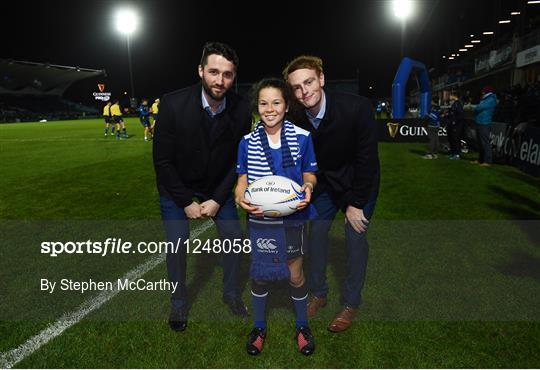 Mascots at Leinster v Newport Gwent Dragons - Guinness PRO12 Round 10