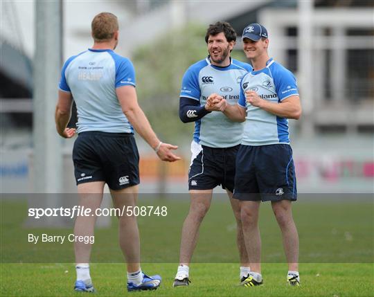 Leinster Rugby Squad Training and Media Briefing - Monday 25th April 2011