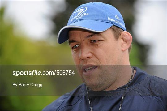 Leinster Rugby Squad Training and Media Briefing - Monday 25th April 2011