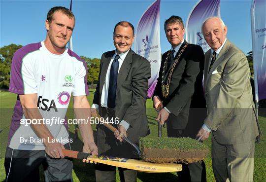 Sod-Turning Ceremony at Malahide Cricket Club