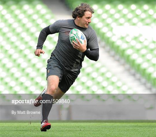 Toulouse Rugby Squad Captain's Run