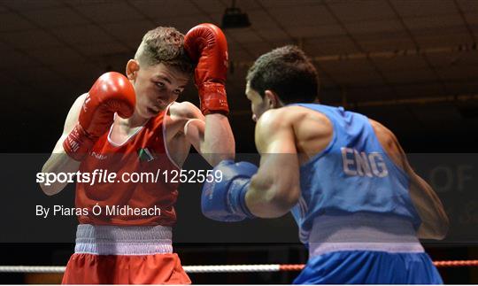 Ireland v England Boxing International