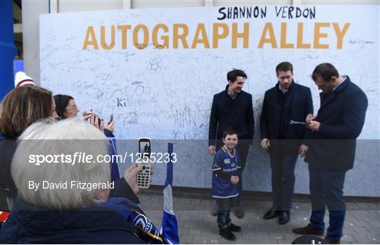 Autograph Alley at Leinster v Ulster - Guinness PRO12 Round 12