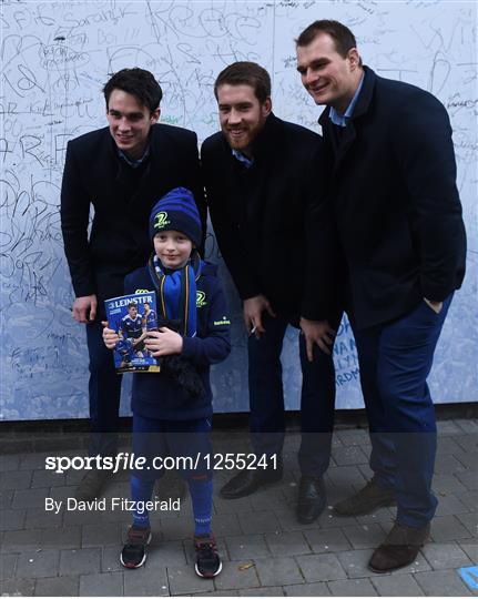 Autograph Alley at Leinster v Ulster - Guinness PRO12 Round 12