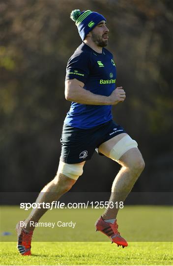 Leinster Rugby Squad Training and Press Conference