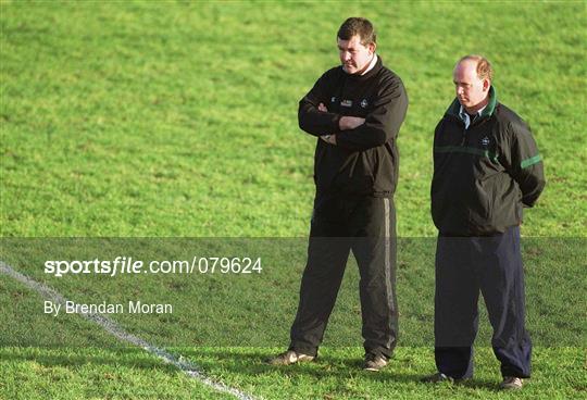 Ireland Rugby Squad Training and Press Conference