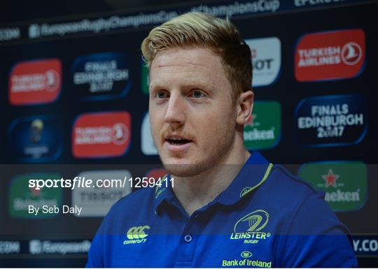 Leinster Rugby Squad Training and Press Conference