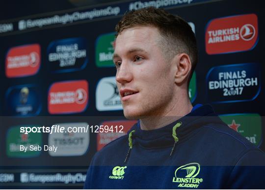 Leinster Rugby Squad Training and Press Conference