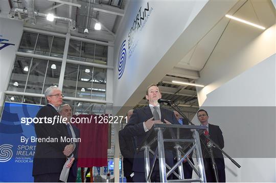 Opening of the Sport Ireland National Indoor Arena by An Taoiseach, Enda Kenny TD