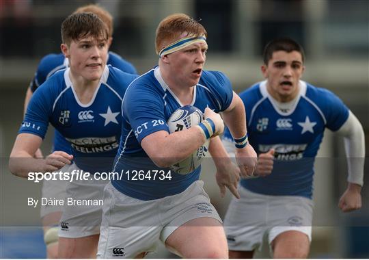 St Mary's College v Newbridge College - Bank of Ireland Leinster Schools Senior Cup Round 1