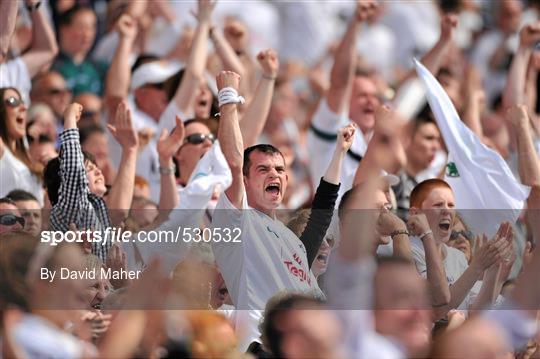 Supporters at the Leinster GAA Senior Football Championship Semi-Finals