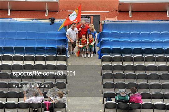 Supporters at the Leinster GAA Senior Football Championship Semi-Finals