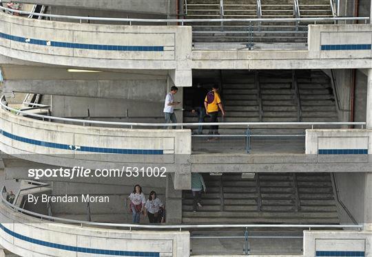 Supporters at the Leinster GAA Senior Football Championship Semi-Finals