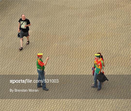 Supporters at the Leinster GAA Senior Football Championship Semi-Finals